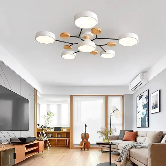 Grenerte LED Taklampe - NordicGlow | Luvikno