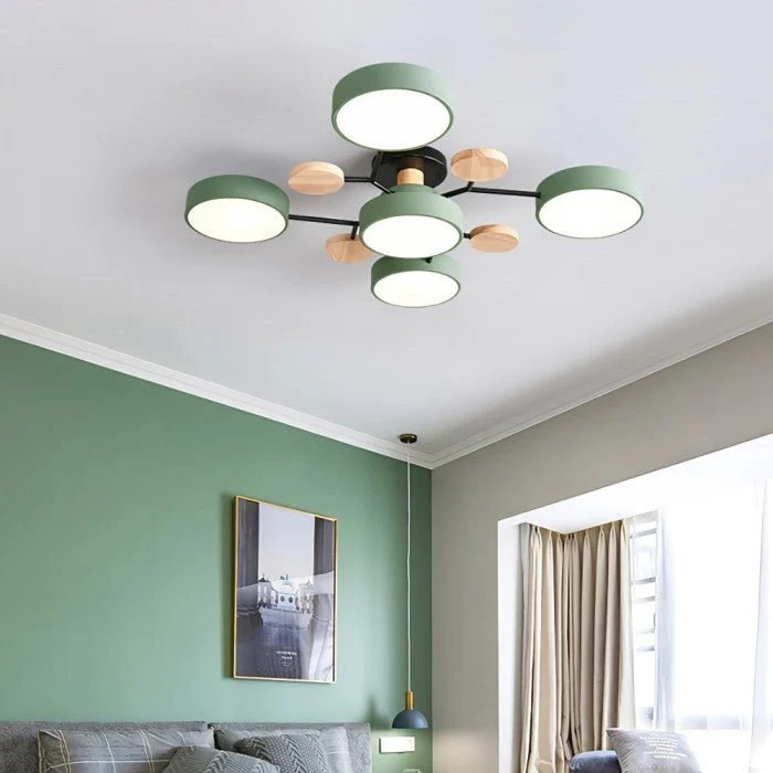 Grenerte LED Taklampe - NordicGlow | Luvikno