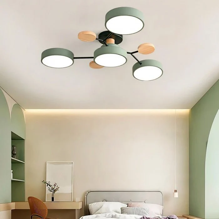 Grenerte LED Taklampe - NordicGlow | Luvikno