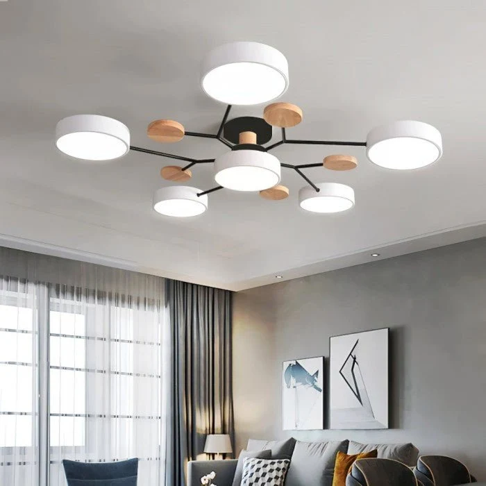 Grenerte LED Taklampe - NordicGlow | Luvikno
