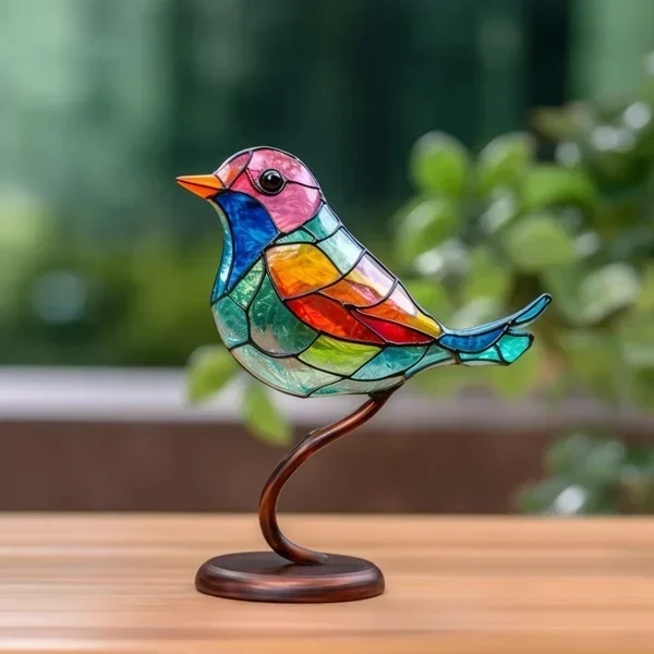 Fargede Glassfugler for Chic Interiørdesign - ChicGlass Birds | Luvikno