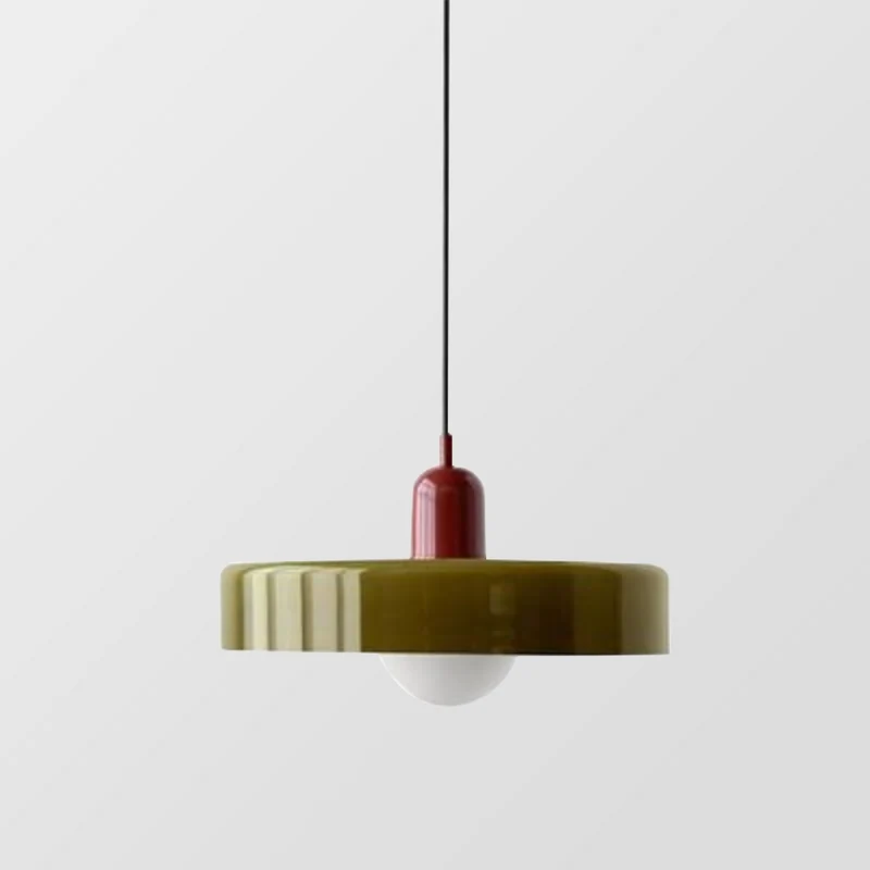 Fargerik Bauhaus-stil Pendellampe - StiloGlas | Luvikno