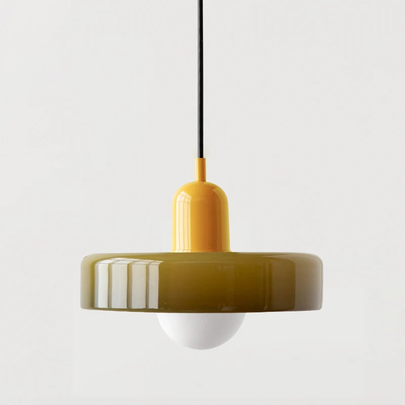 Fargerik Bauhaus-stil Pendellampe - StiloGlas | Luvikno