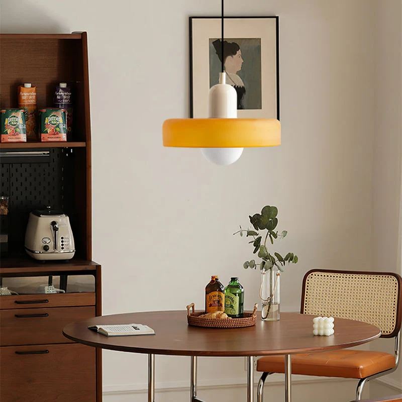 Fargerik Bauhaus-stil Pendellampe - StiloGlas | Luvikno