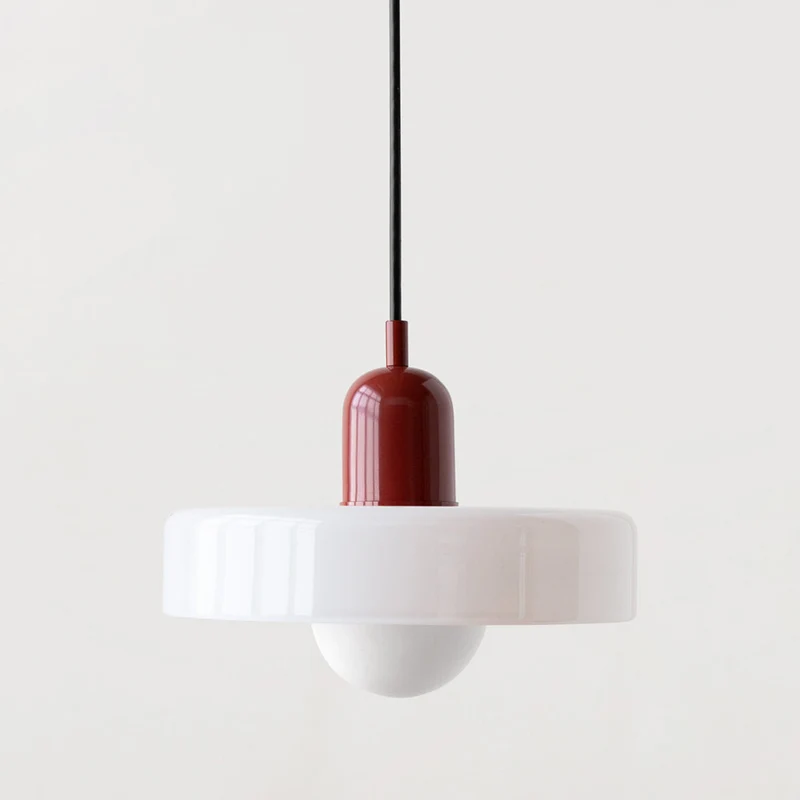 Fargerik Bauhaus-stil Pendellampe - StiloGlas | Luvikno