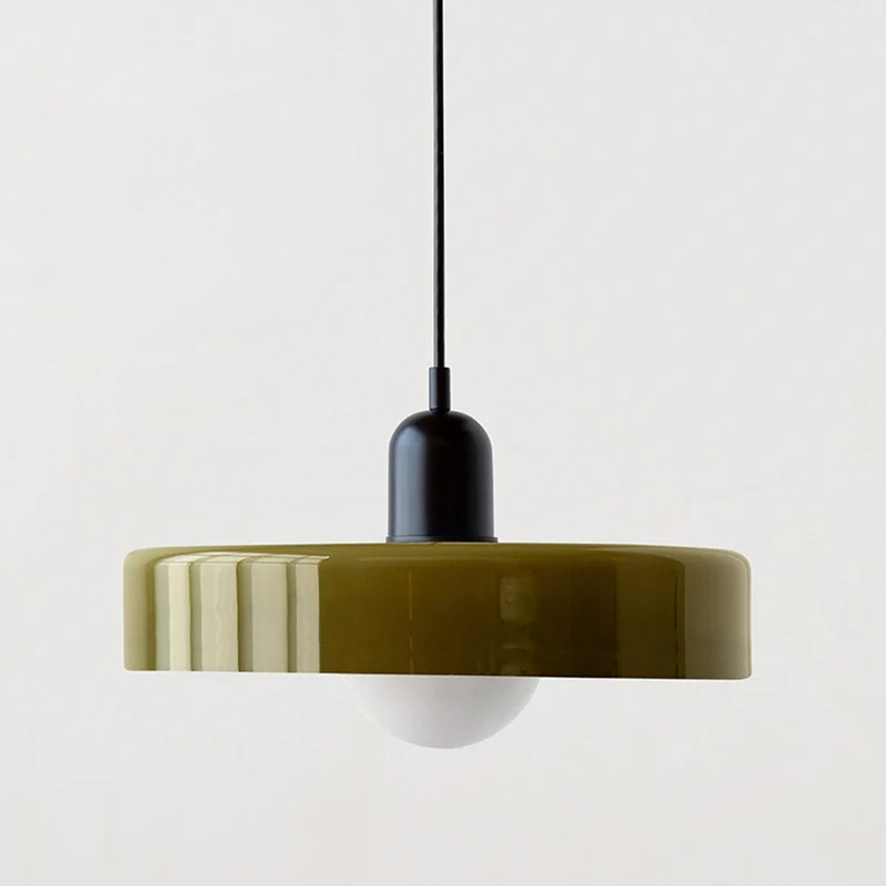 Fargerik Bauhaus-stil Pendellampe - StiloGlas | Luvikno