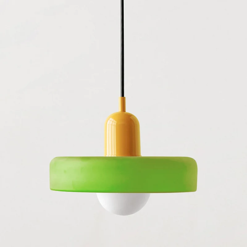 Fargerik Bauhaus-stil Pendellampe - StiloGlas | Luvikno