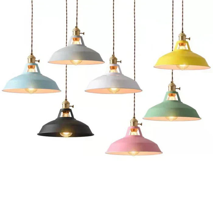Industriell Retro Pendellampe - IronGlow | Luvikno