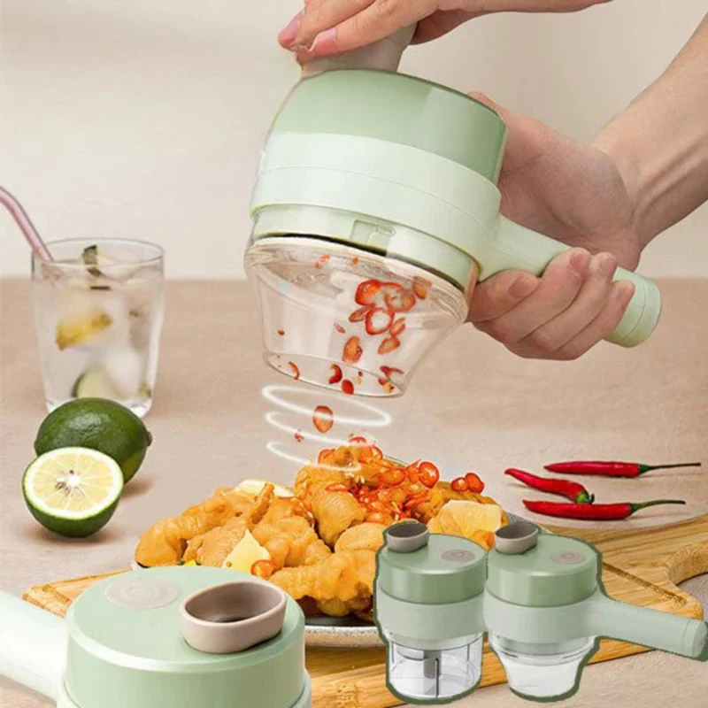 4-i-1 Turbo Kitchen Rocket — Revolusjoner ditt kjøkken og nyt lynrask frihet fra hakkestress! | Luvikno