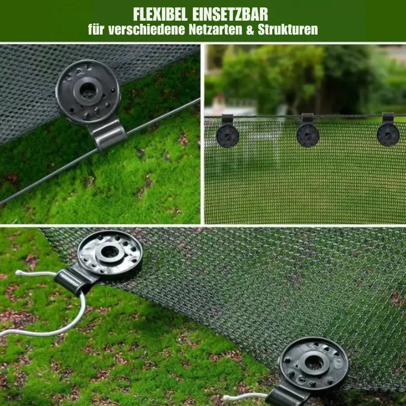 GardenGrip Pro Clips — Aldri mer ustabile nett takket være sikker hold i all slags vær! | Luvikno