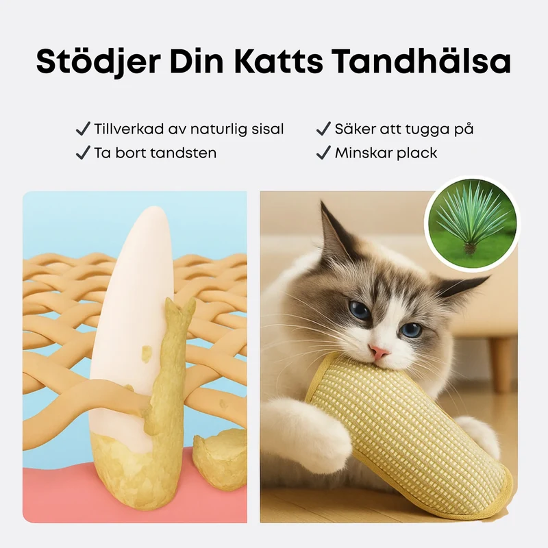 Krallex® — Slipp løs kattens ville jaktfrenzy for timer med lek moro og sunne tenner | Luvikno
