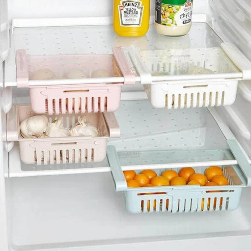 FridgeMaster Pro — Endelig orden og mer plass for favorittmaten din i kjøleskapet! (2 stk) | Luvikno