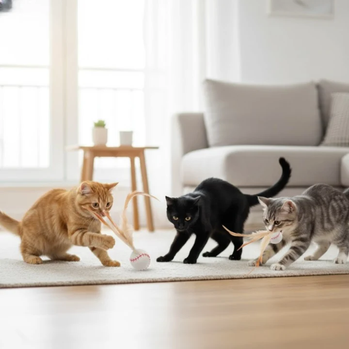 FetherSprint — Slipp løs den ville jegeren i katten din med stille leke moro! | Luvikno