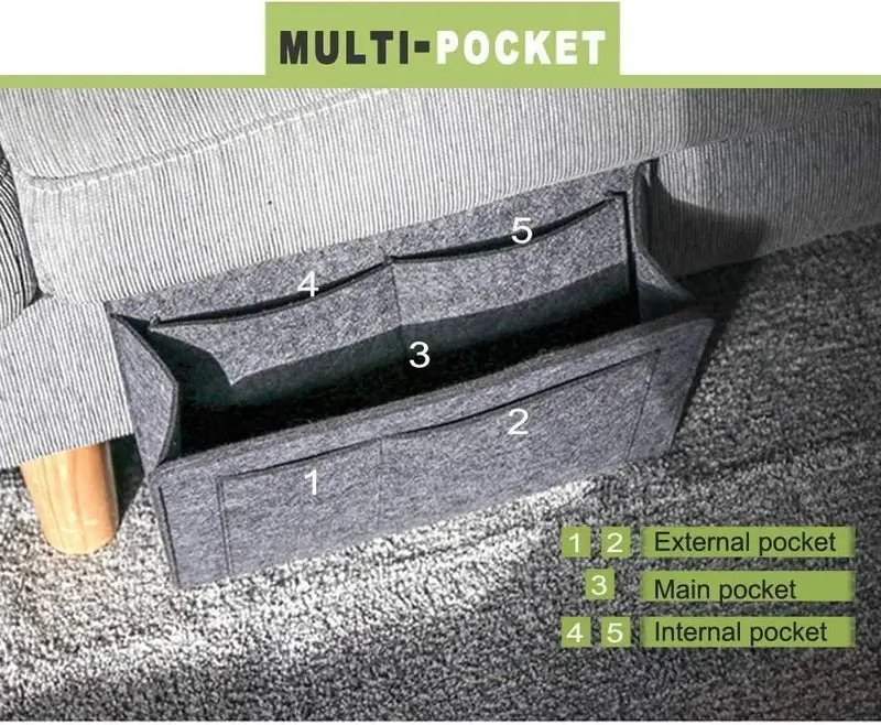 SpaceMate Organizer — Ikke mer kaos, mer ro og plass rett ved siden av sengen din! | Luvikno