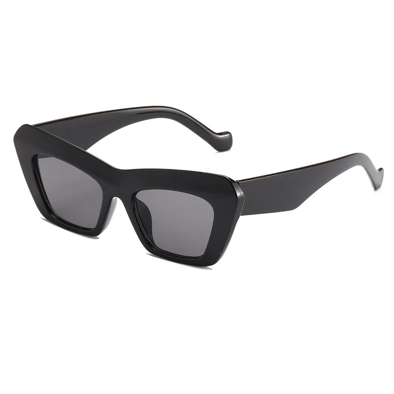 Dame trendy geometriske solbriller Luvikno