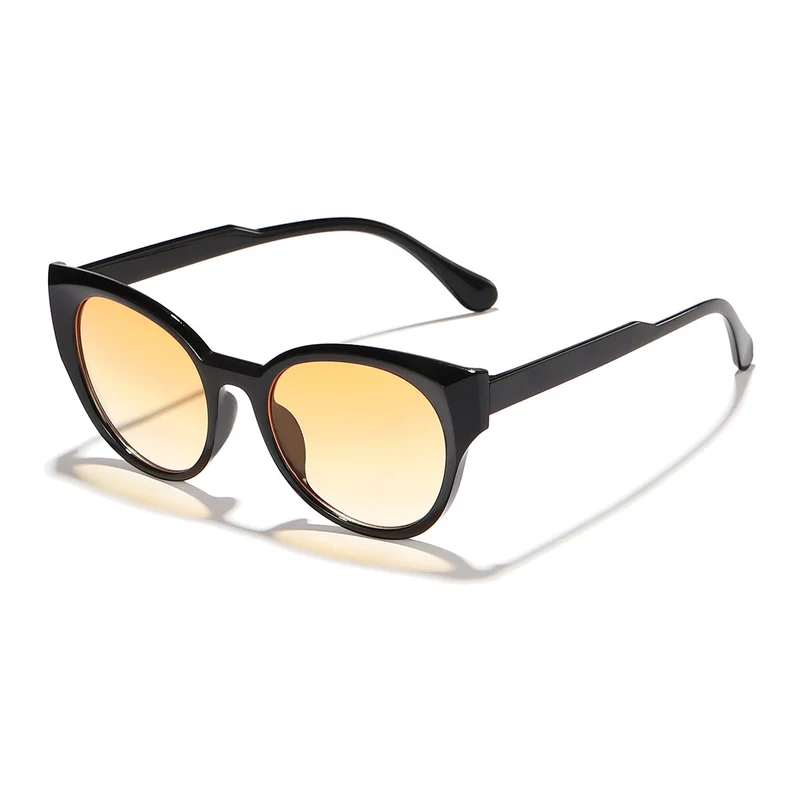 Damer stilige solbriller med elegant transparent ramme Luvikno