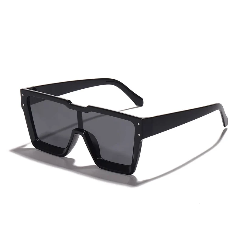 Dame statement solbriller med bred ramme og UV-beskyttelse Luvikno