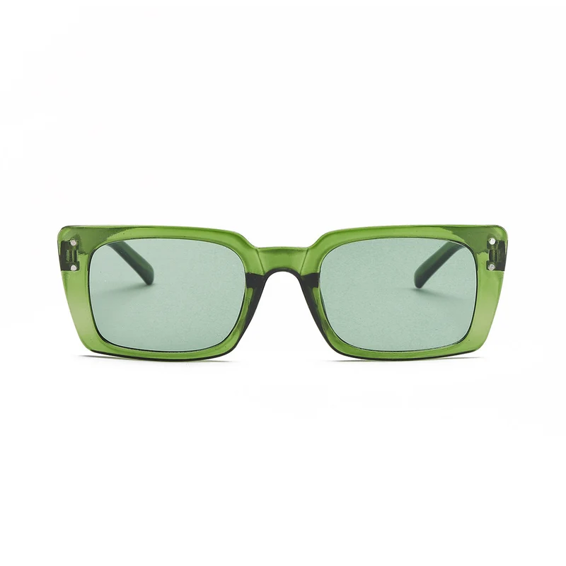 Dame kvadratisk solbrille med dyremønster Luvikno
