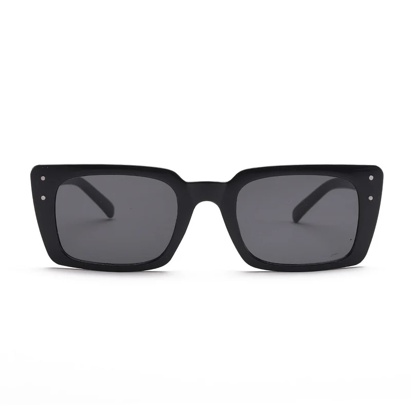 Dame kvadratisk solbrille med dyremønster Luvikno