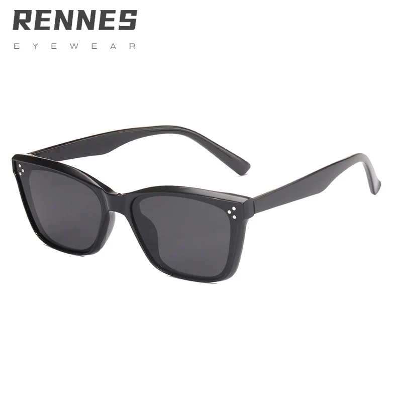Dame retro-inspirert solbrille i iøynefallende mønster Luvikno