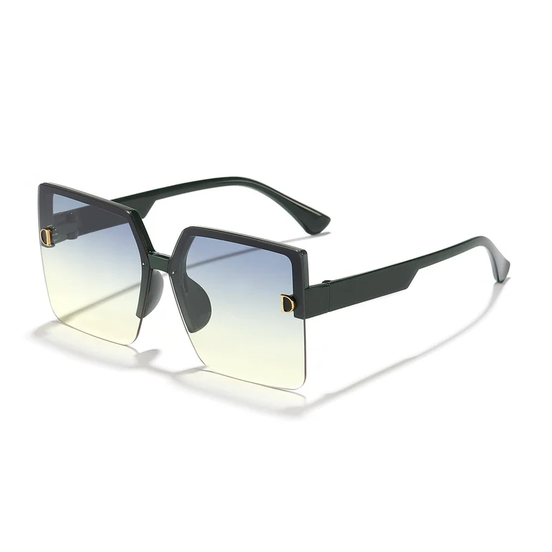 Dame kvadratisk solbrille med elegant gradient Luvikno