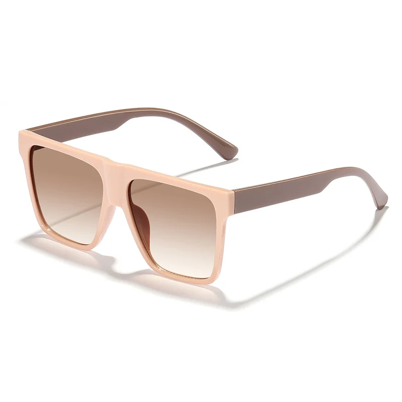 Dame kvadratisk solbrille i elegant design med myke linser Luvikno