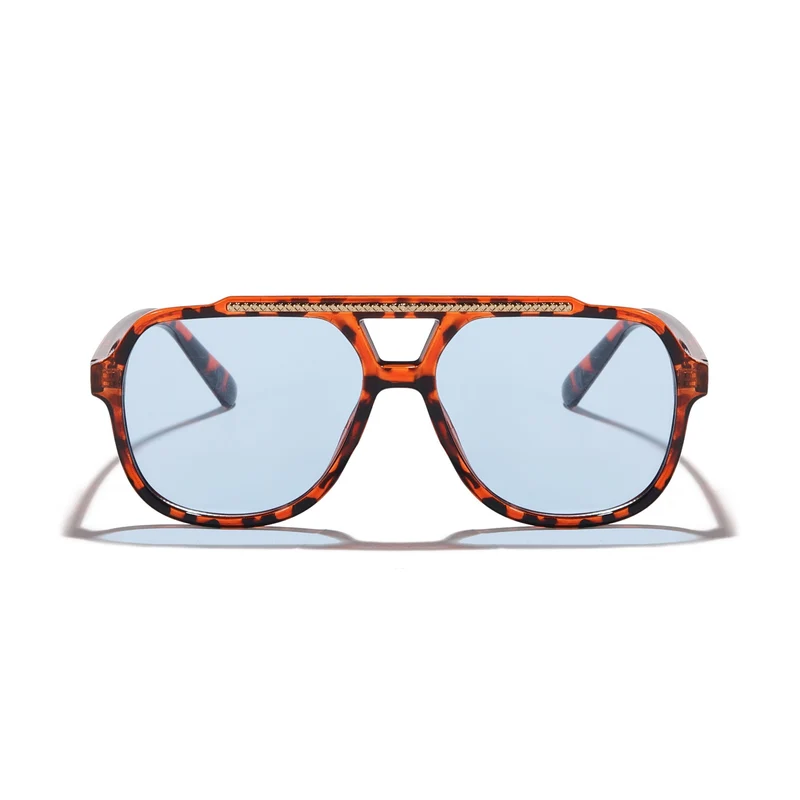 Dame Designer-solbrille med ekstravagant mønster og beskyttende UV-beskyttelse Luvikno