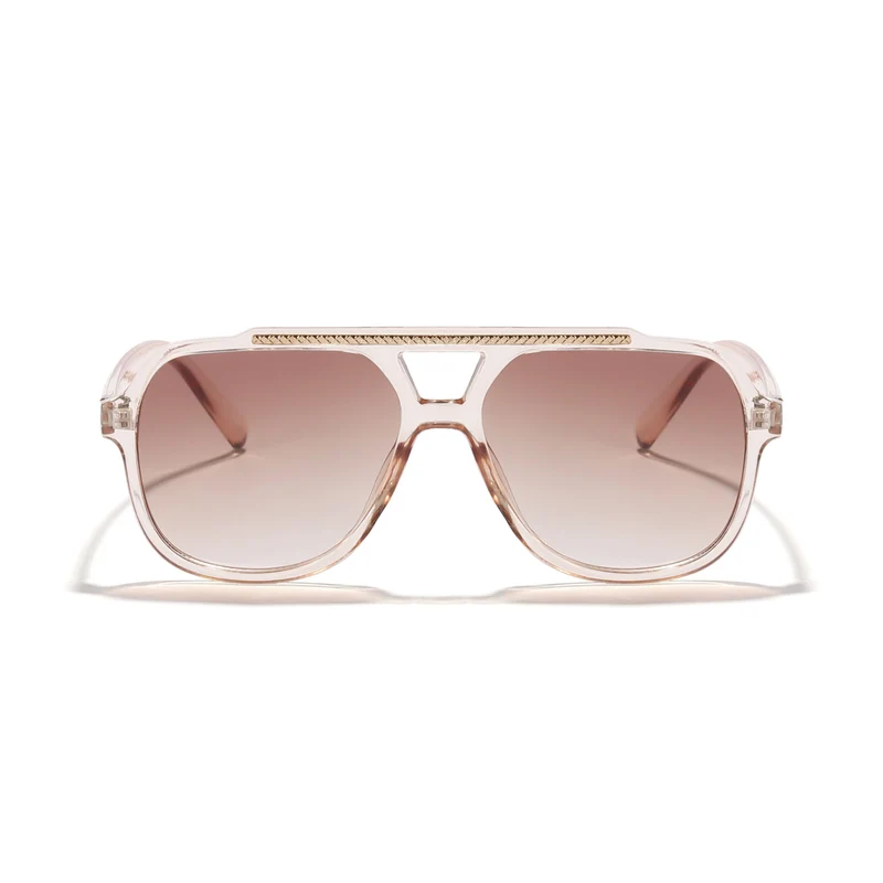 Dame Designer-solbrille med ekstravagant mønster og beskyttende UV-beskyttelse Luvikno