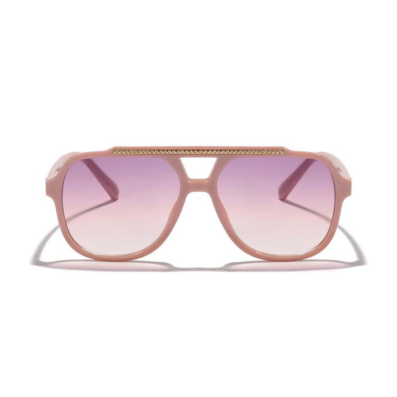 Dame Designer-solbrille med ekstravagant mønster og beskyttende UV-beskyttelse Luvikno