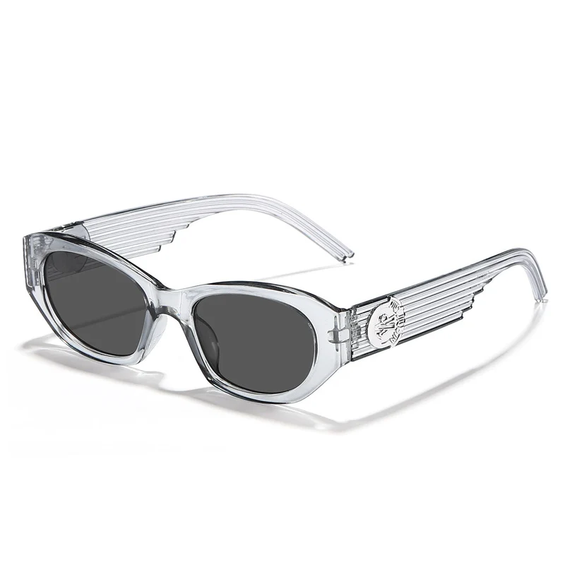 Dame Designer-solbrille i elegant transparent design Luvikno