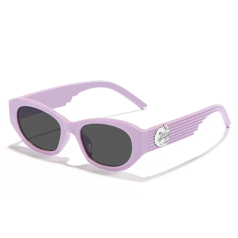 Dame Designer-solbrille i elegant transparent design Luvikno