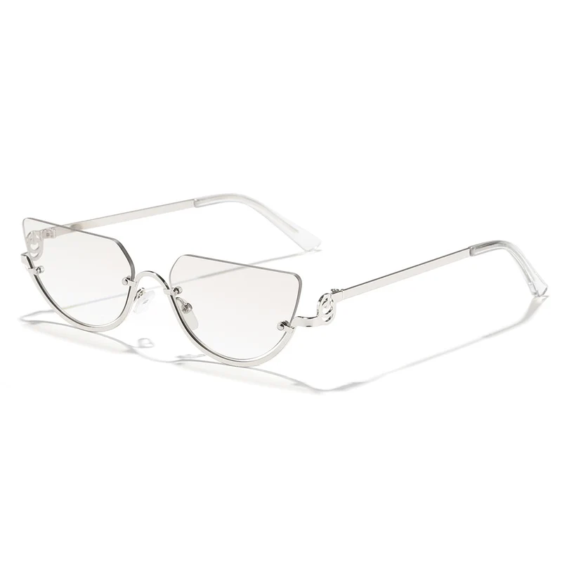 Dame Design-solbriller med innovativ Cat-Eye-ramme Luvikno