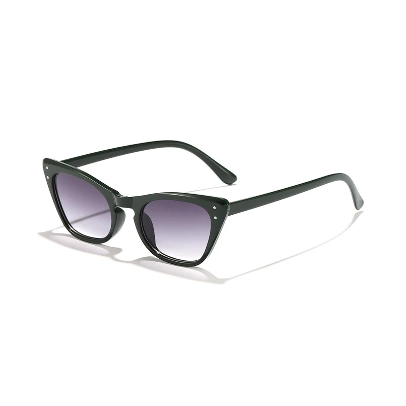 Dame Cat-Eye solbriller med speilende glass og stilfull ramme Luvikno