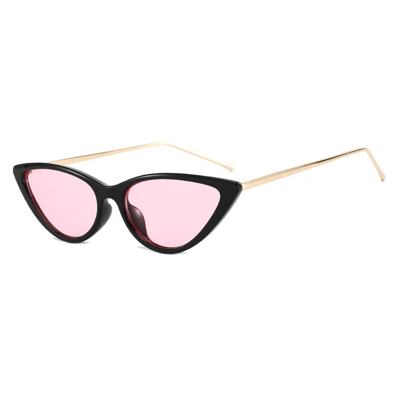 Dame Cat-Eye solbriller med moderne ramme og UV-beskyttelse Luvikno