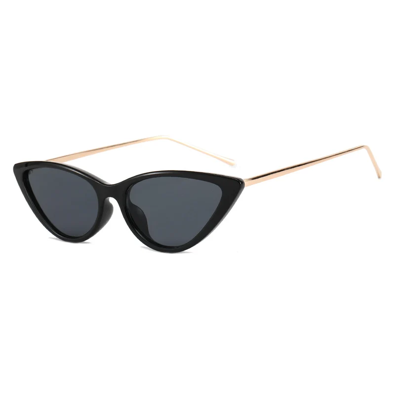 Dame Cat-Eye solbriller med moderne ramme og UV-beskyttelse Luvikno