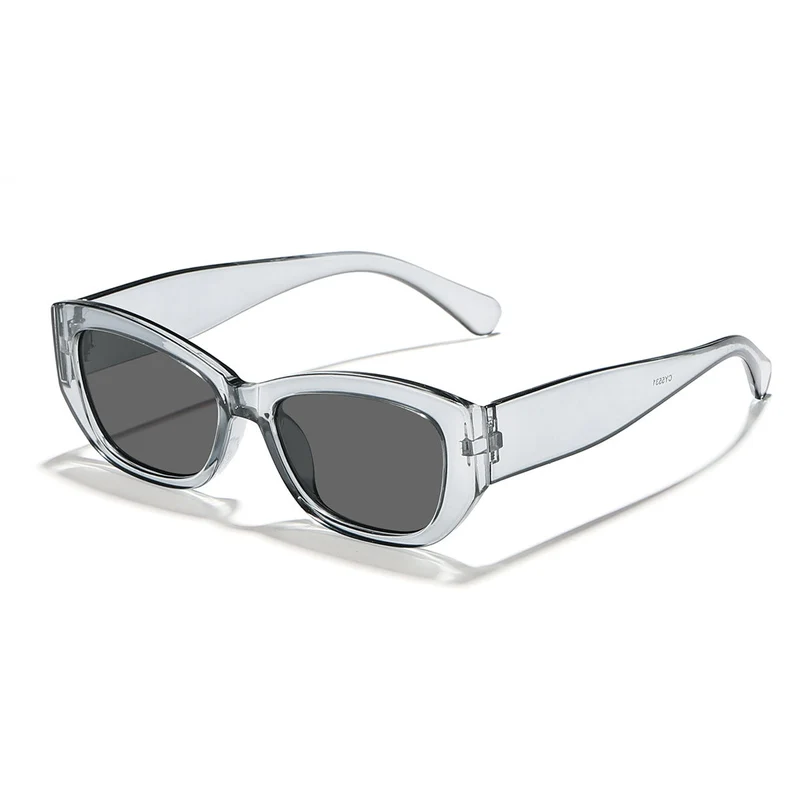 Dame Cat-Eye solbriller med robust ramme og UV-beskyttelse Luvikno