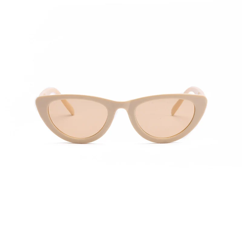 Dame Cat-Eye Solbriller med elegant geometrisk design Luvikno