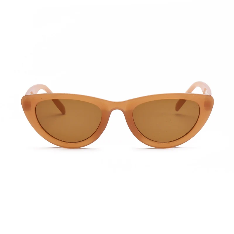 Dame Cat-Eye Solbriller med elegant geometrisk design Luvikno