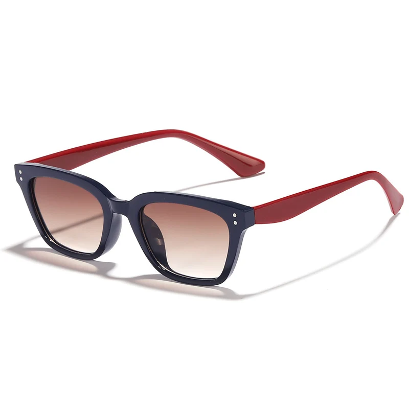 Damer oversized solbriller med moderne, myk fargegradient Luvikno