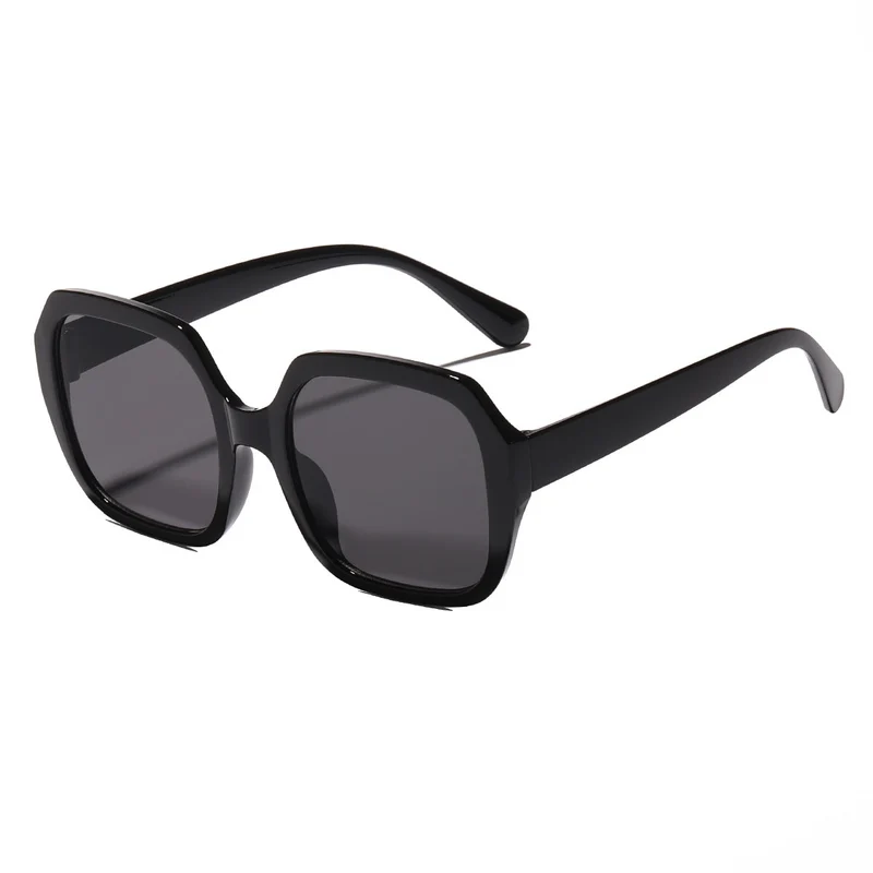 Dame oversized solbriller med innovativ ramme Luvikno