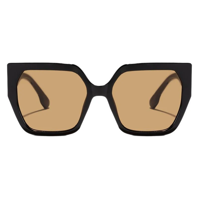Dame oversized kvadratisk solbrille med enestående komfort og moderne design Luvikno