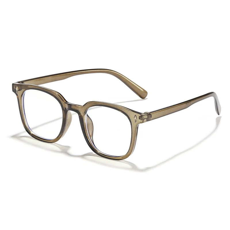 Damer fashionable solbriller med transparent ramme og UV-beskyttelse Luvikno