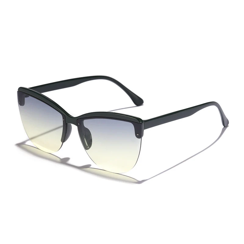 Dame moteriktig solbrille med høyverdig gradientdesign Luvikno