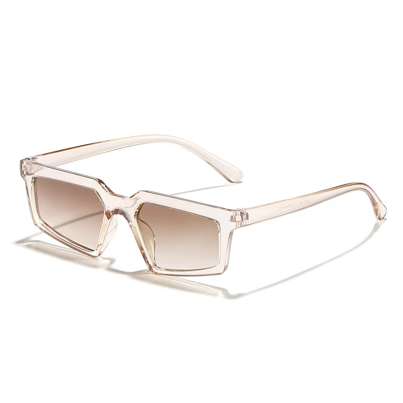 Dame moteriktig solbrille i urban polygon-design Luvikno