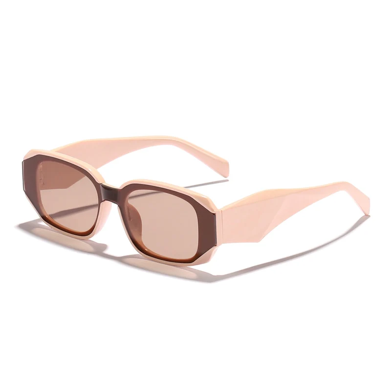 Dames moteriktig solbrille i kantet design med UV-beskyttelse Luvikno