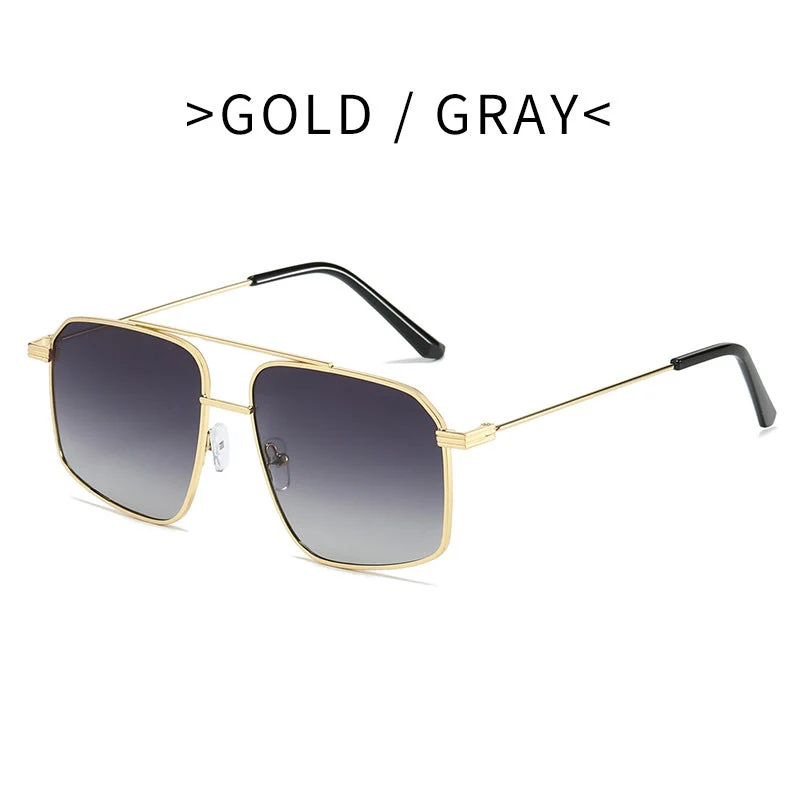 Damer moteriktig solbrille i geometrisk design Luvikno