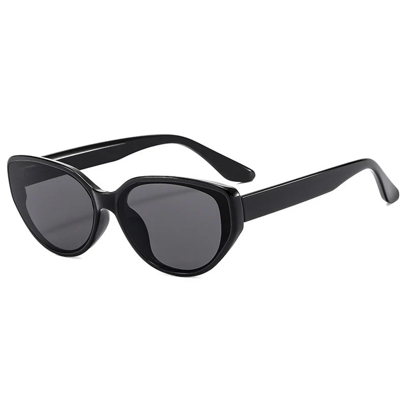 Dame moteriktig solbrille i elegant cat-eye stil Luvikno
