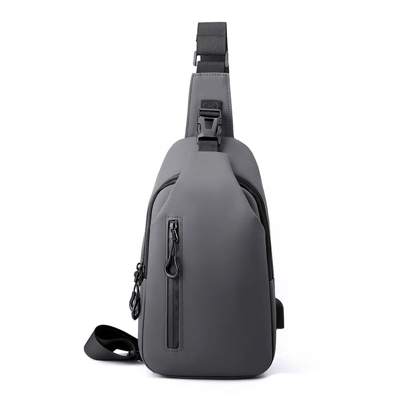 Unisex Sling Backpack med allsidige rom og justerbart bæresystem Luvikno