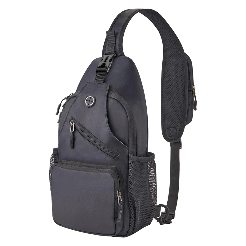 Unisex Sling Backpack med flere rom og ergonomisk design Luvikno