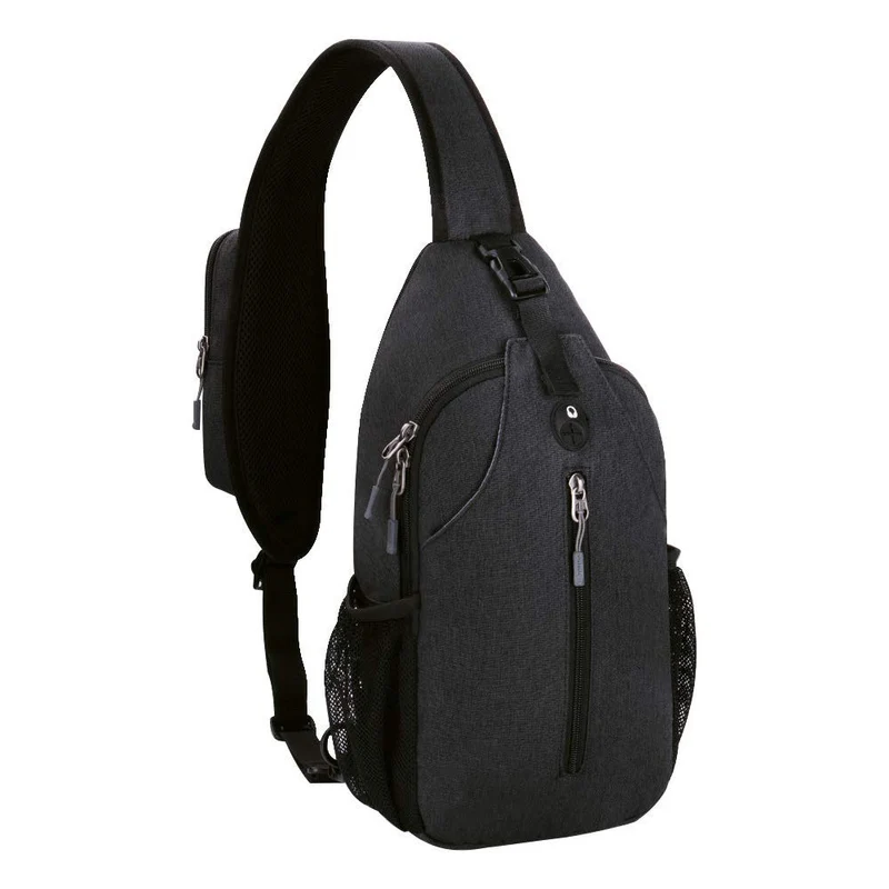 Unisex Sling Ryggsekk med ergonomisk design og flere rom Luvikno